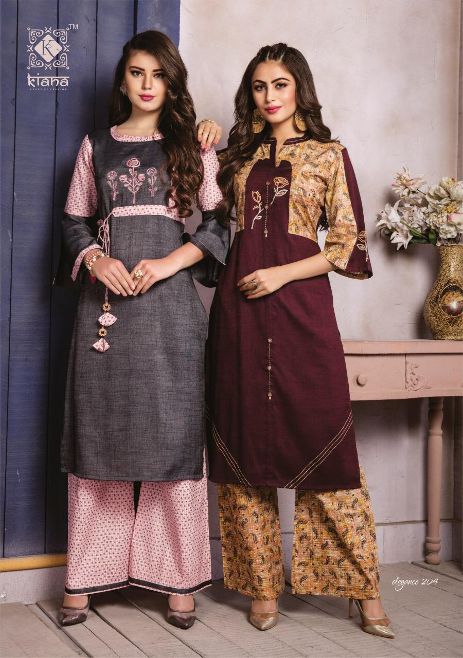 Elegance Vol 2 By Kaina Fashion Designer Kurti Collection
