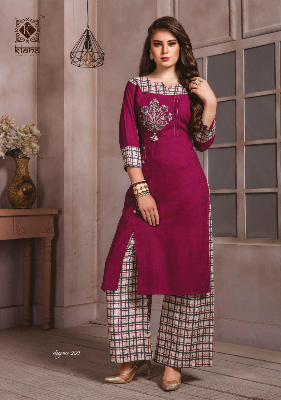 Elegance Vol 2 By Kaina Fashion Designer Kurti Collection