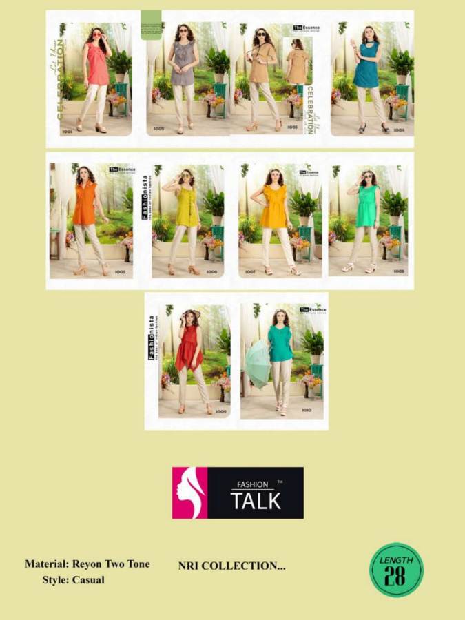 Kriyaa By Fashion Talk Western Top Catalogue
