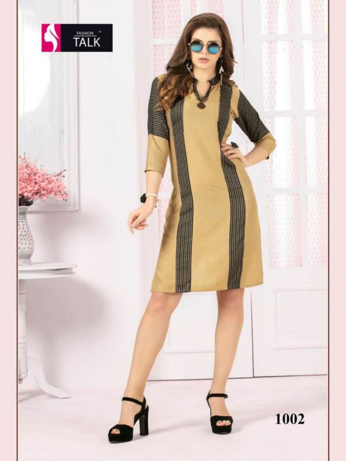 Siyaa By Fashion Talk Causal Wear Designer Kurtis Catalogue
