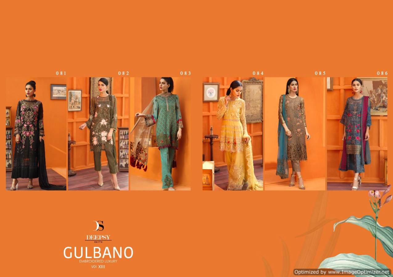 Gulbano Vol 13 By Deepsy Suit Pakistani Salwar Kameez Caalogue