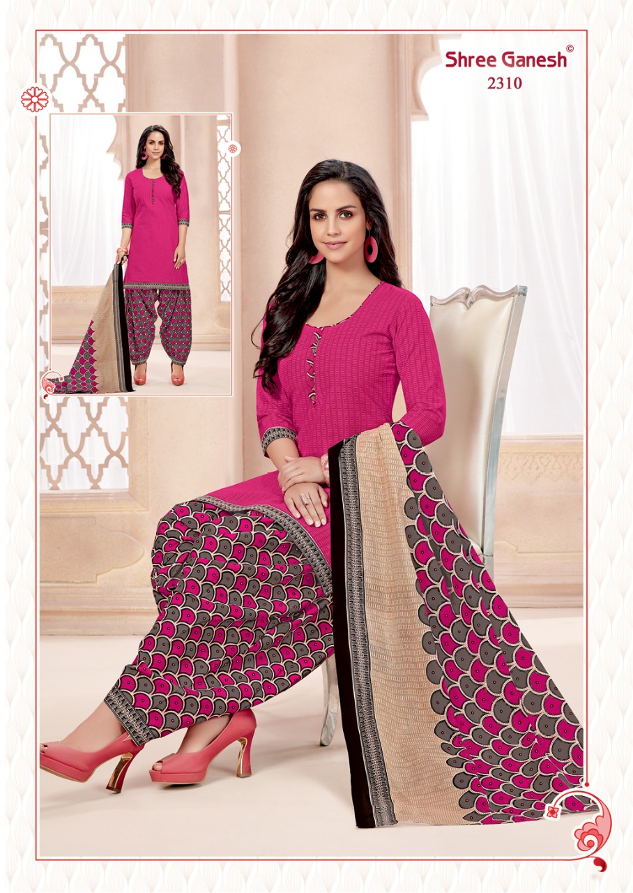 Hansika Vol 3 By Shree Ganesh Patiyala Ready Made Dress Materials Catalogue