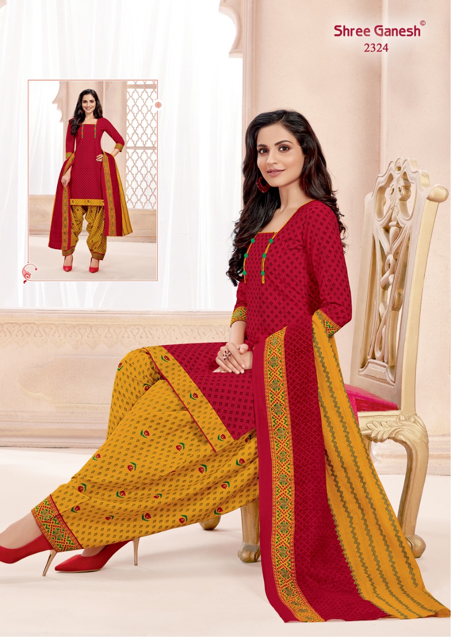 Hansika Vol 3 By Shree Ganesh Patiyala Ready Made Dress Materials Catalogue