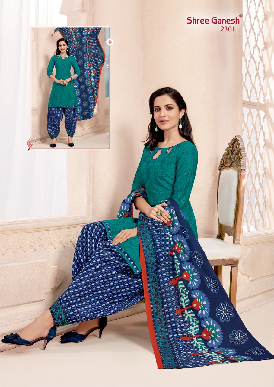 Hansika Vol 3 By Shree Ganesh Patiyala Ready Made Dress Materials Catalogue