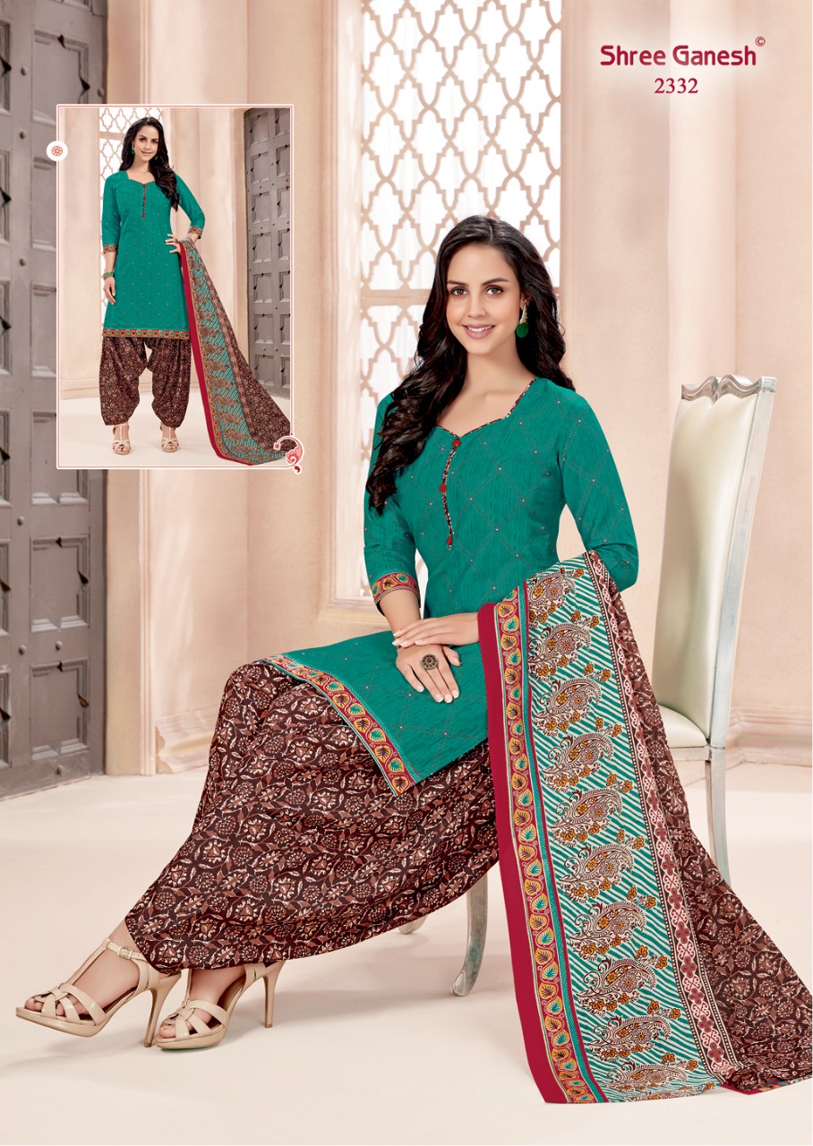 Hansika Vol 3 By Shree Ganesh Patiyala Ready Made Dress Materials Catalogue