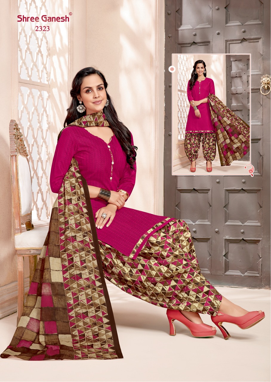 Hansika Vol 3 By Shree Ganesh Patiyala Ready Made Dress Materials Catalogue
