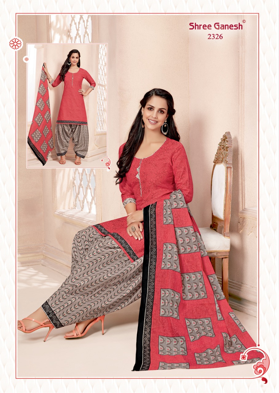 Hansika Vol 3 By Shree Ganesh Patiyala Ready Made Dress Materials Catalogue