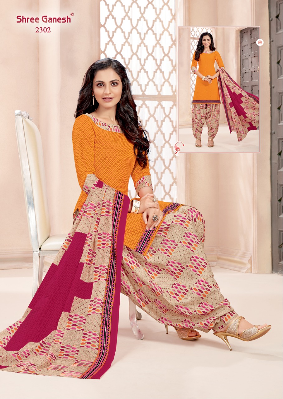 Hansika Vol 3 By Shree Ganesh Patiyala Ready Made Dress Materials Catalogue