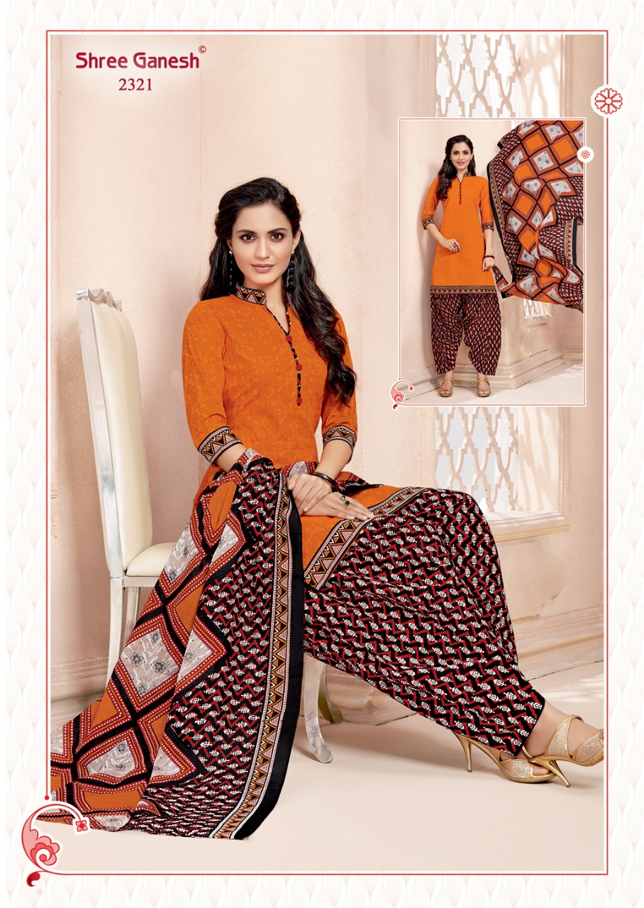 Hansika Vol 3 By Shree Ganesh Patiyala Ready Made Dress Materials Catalogue