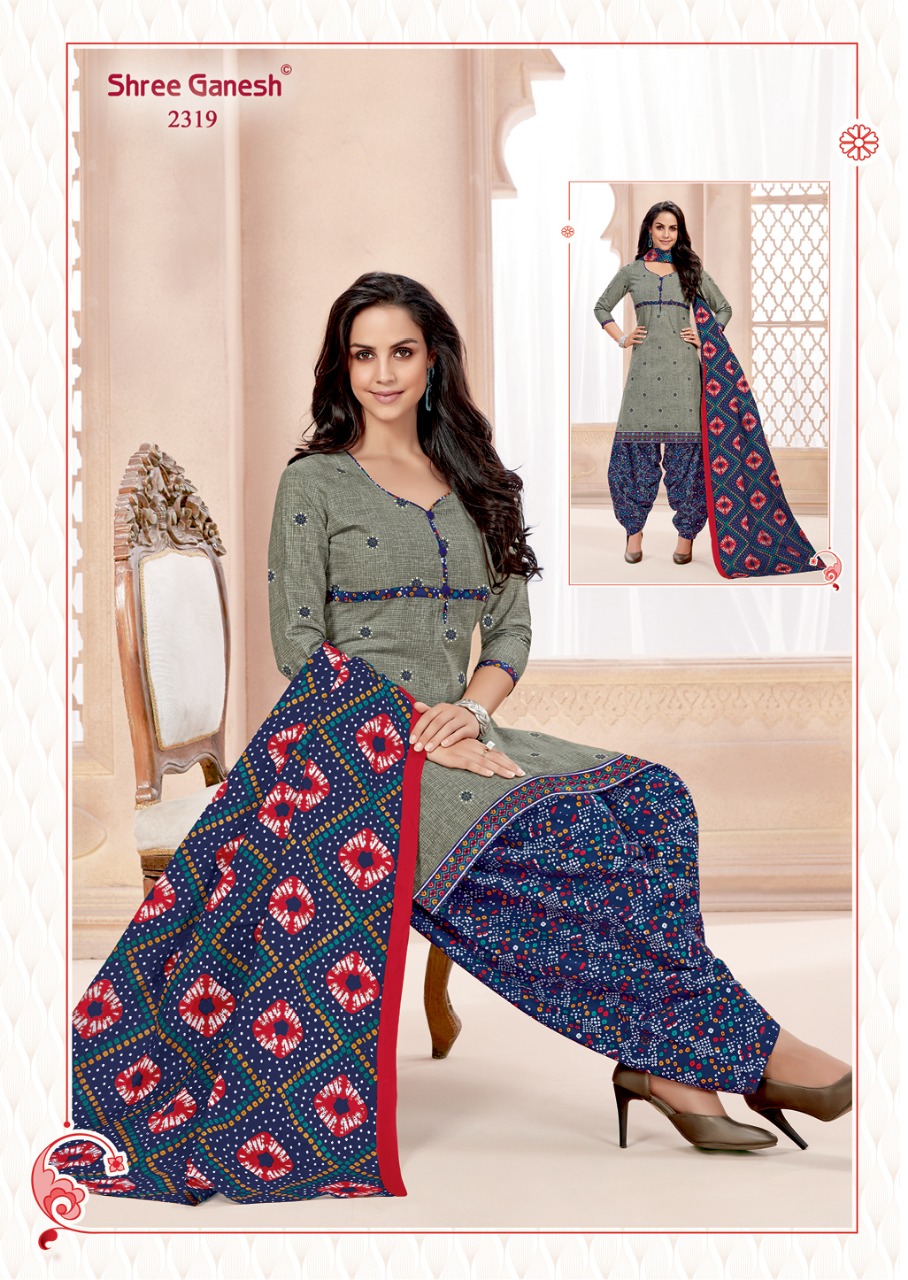 Hansika Vol 3 By Shree Ganesh Patiyala Ready Made Dress Materials Catalogue