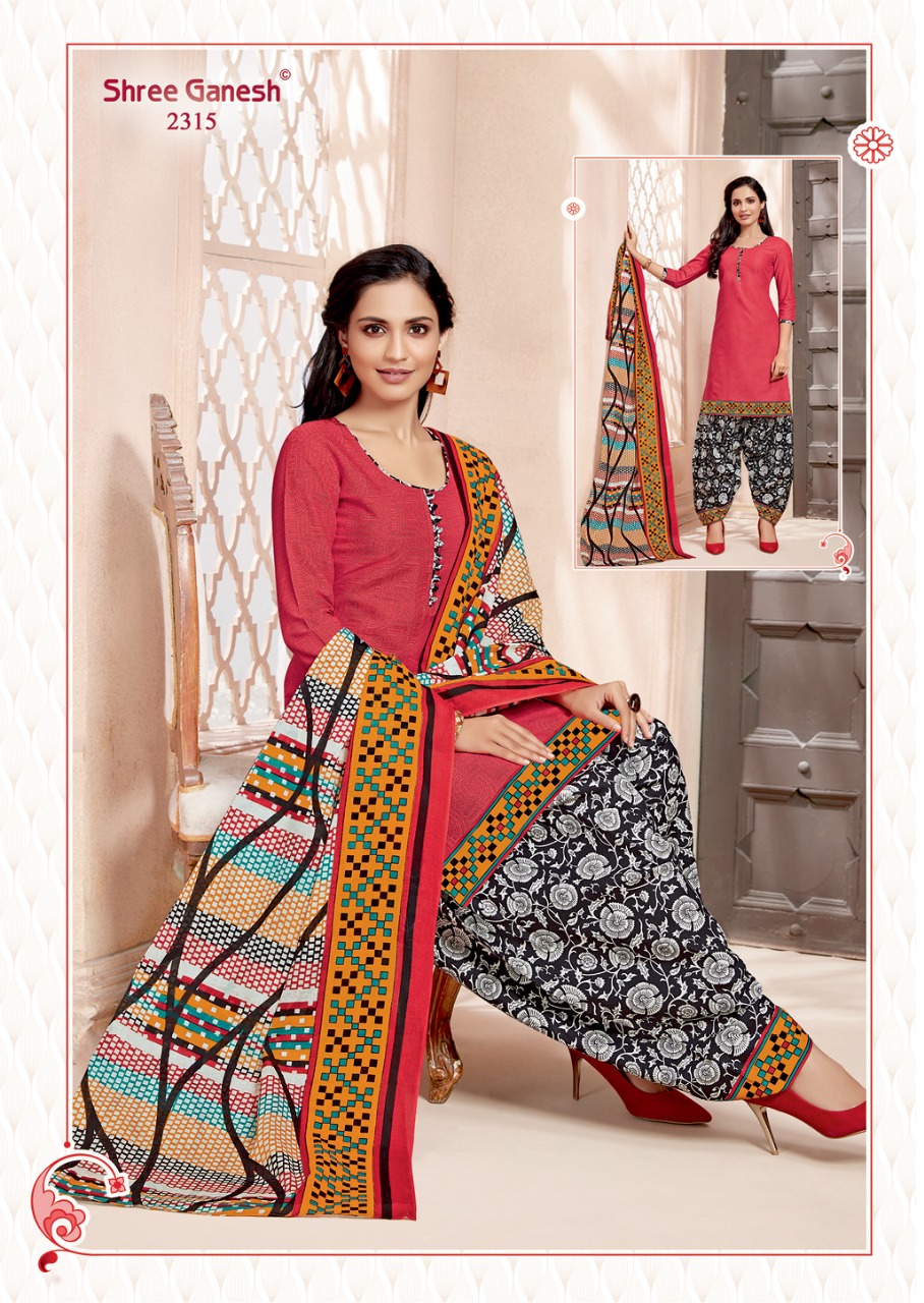 Hansika Vol 3 By Shree Ganesh Patiyala Ready Made Dress Materials Catalogue