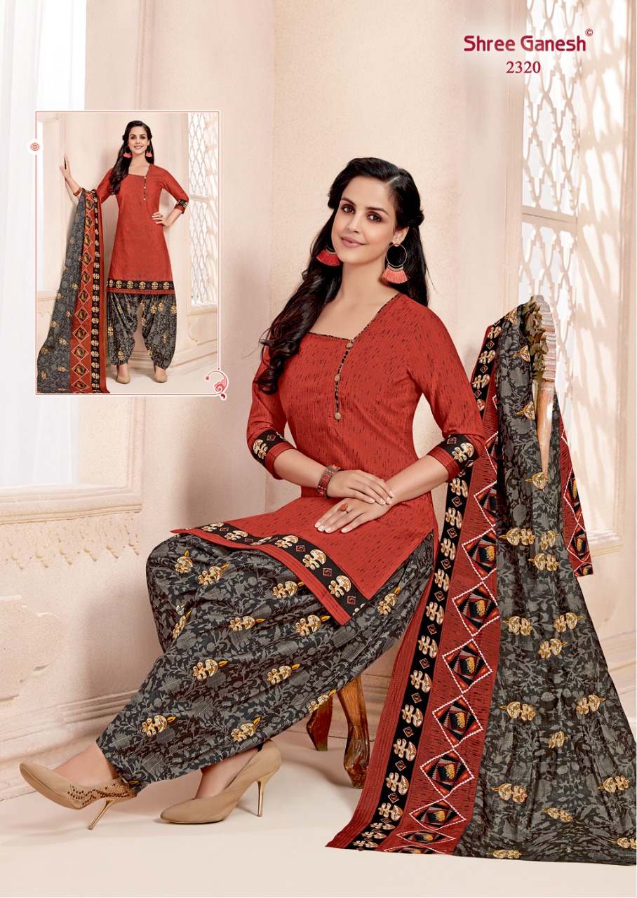 Hansika Vol 3 By Shree Ganesh Patiyala Ready Made Dress Materials Catalogue