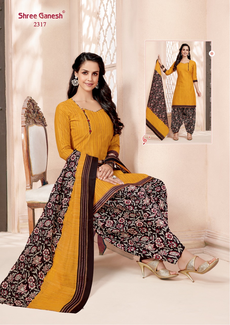 Hansika Vol 3 By Shree Ganesh Patiyala Ready Made Dress Materials Catalogue
