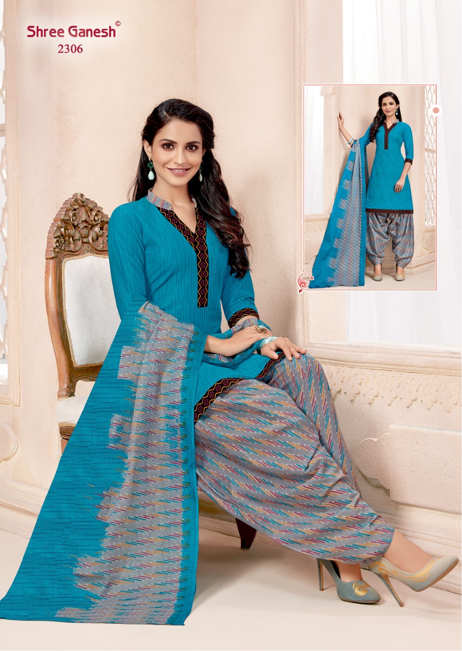 Hansika Vol 3 By Shree Ganesh Patiyala Ready Made Dress Materials Catalogue