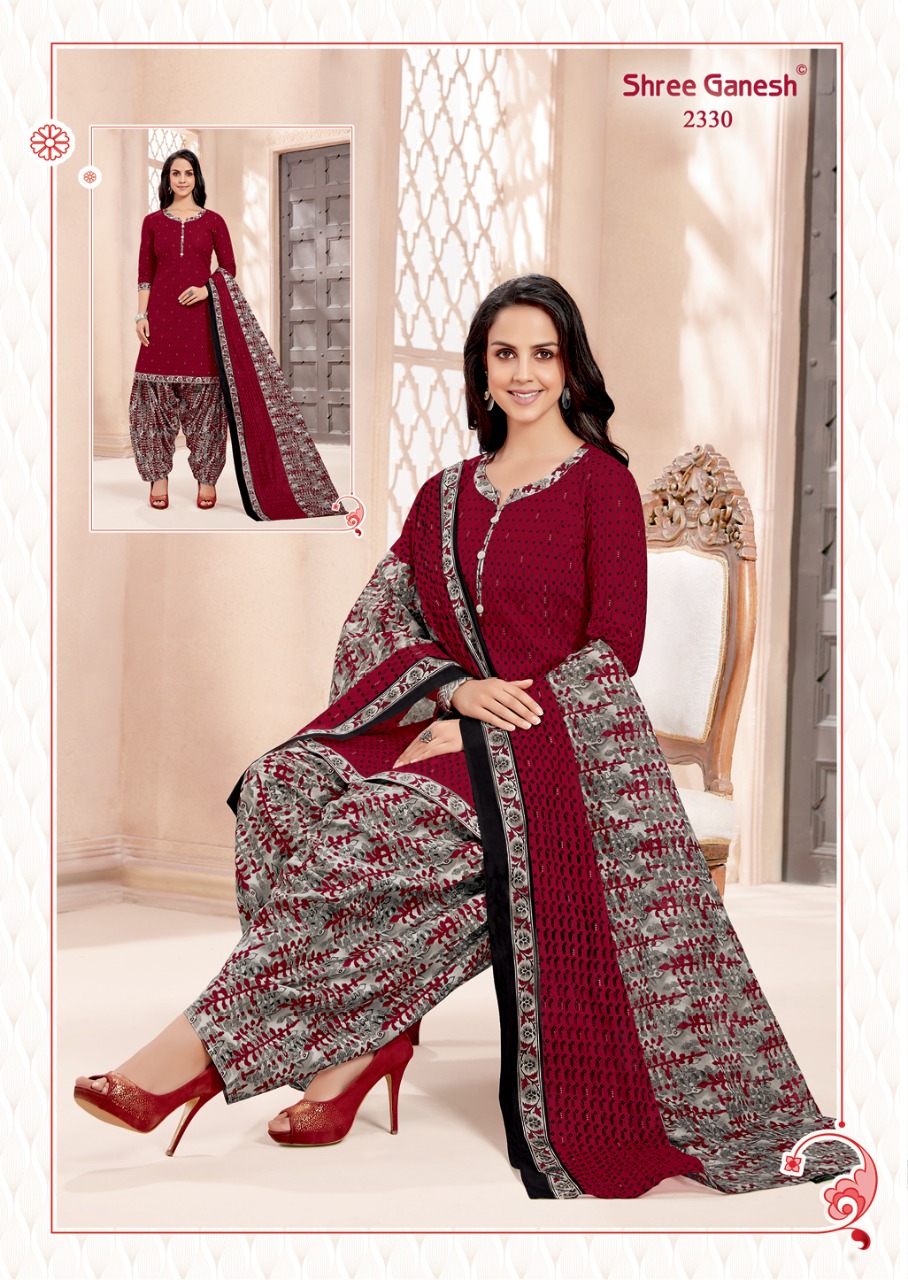 Hansika Vol 3 By Shree Ganesh Patiyala Ready Made Dress Materials Catalogue
