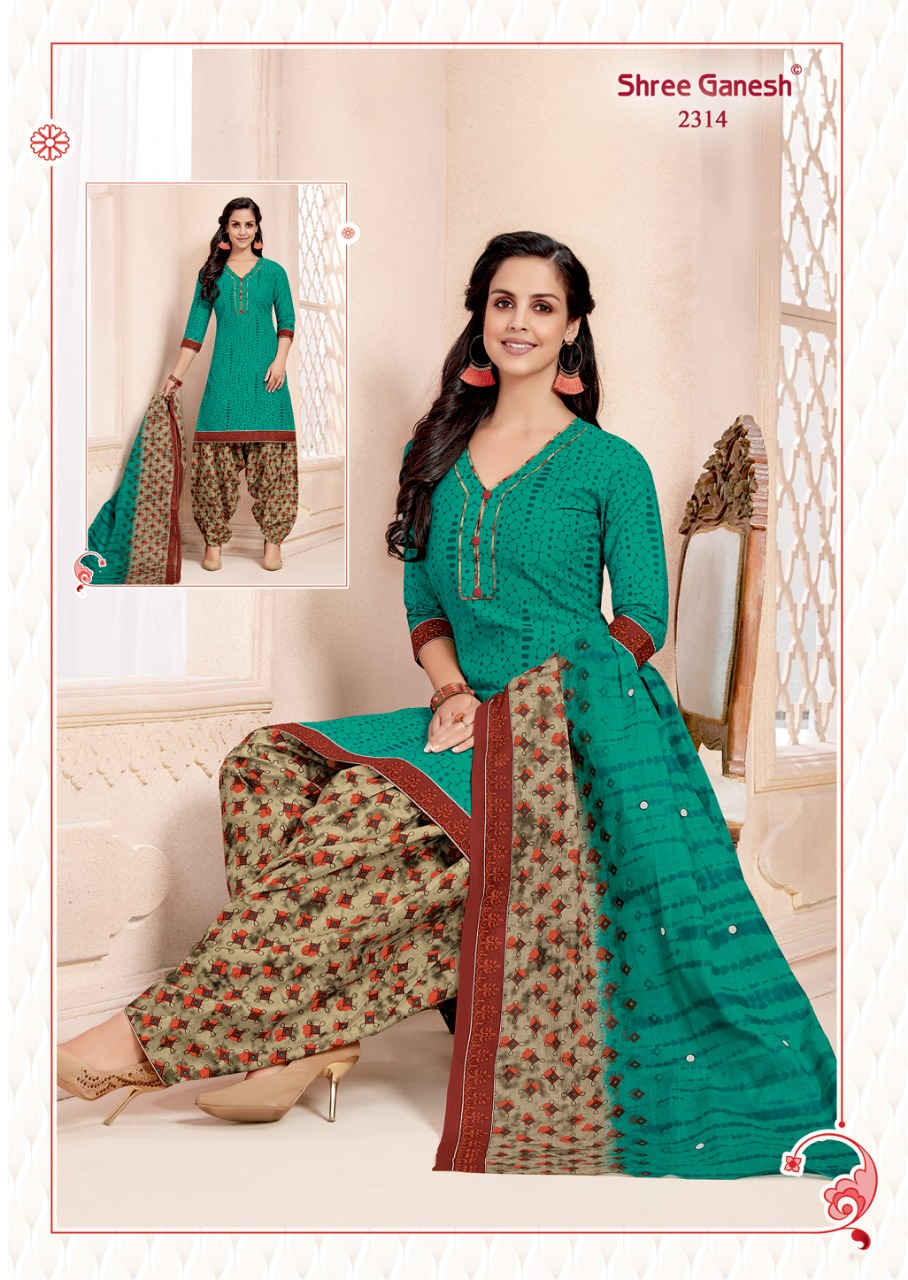 Hansika Vol 3 By Shree Ganesh Patiyala Ready Made Dress Materials Catalogue