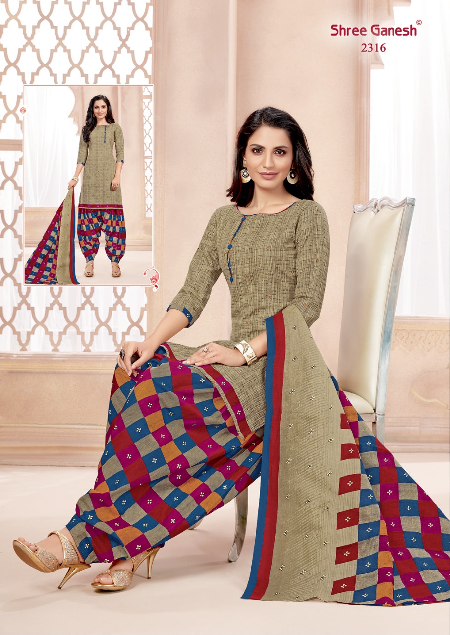 Hansika Vol 3 By Shree Ganesh Patiyala Ready Made Dress Materials Catalogue
