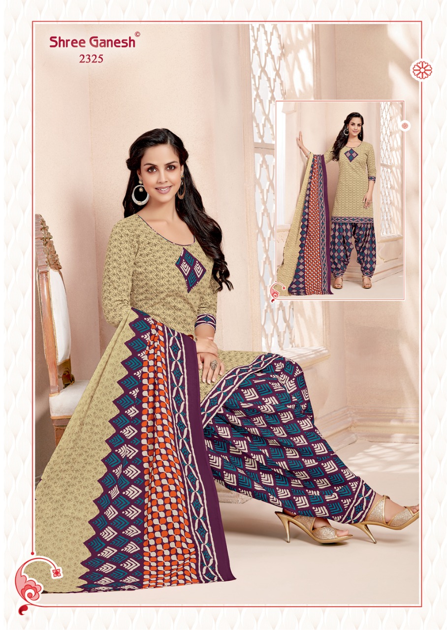 Hansika Vol 3 By Shree Ganesh Patiyala Ready Made Dress Materials Catalogue