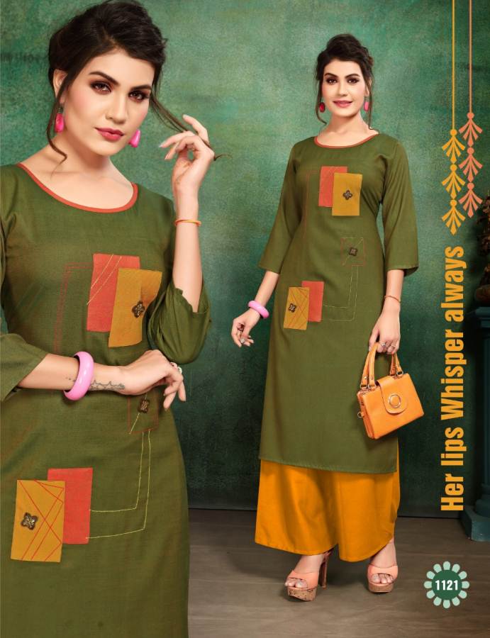 Jhala Festival Designer Kurtis With Plain Palazzo Catalogue