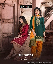 Suvarna Patiyala Vol 2 By Kajree Fashion Punjabi Readymade Dress Materials
