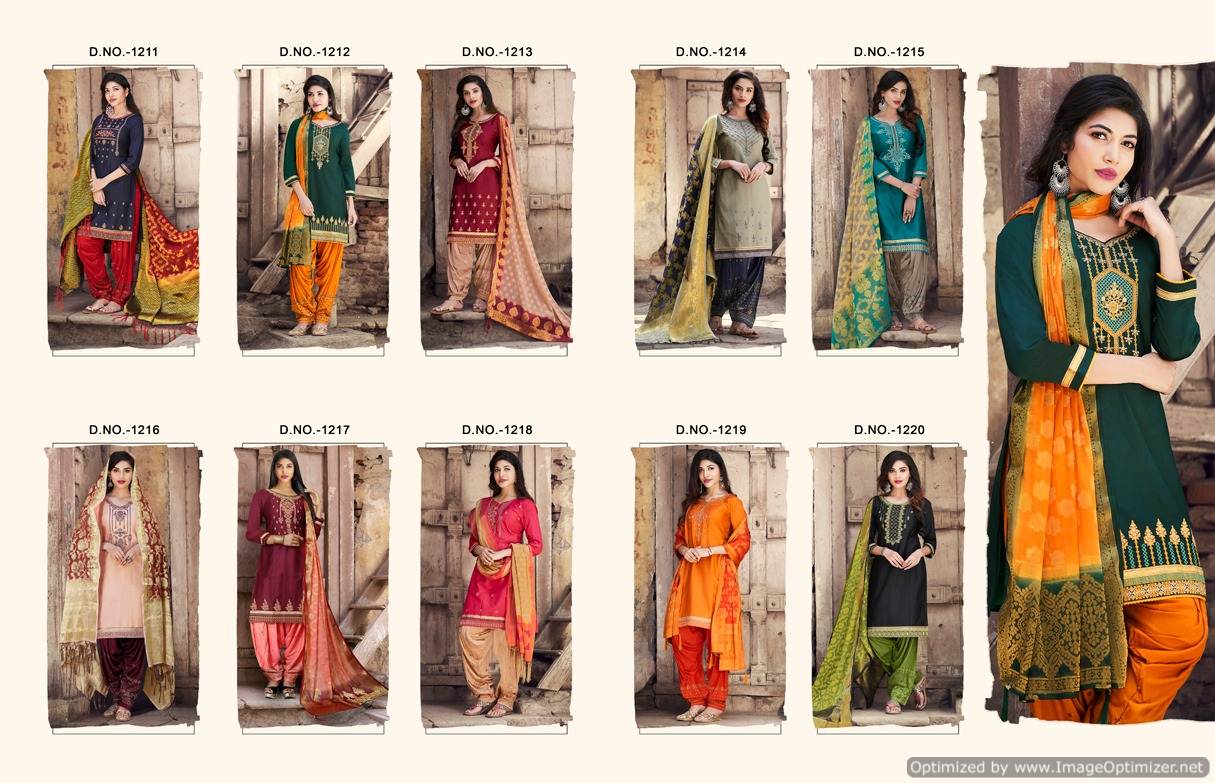 Suvarna Patiyala Vol 2 By Kajree Fashion Punjabi Readymade Dress Materials