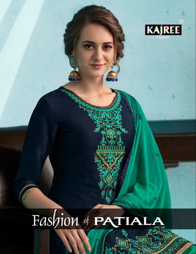 Kajree Fashion By Fashion Of Patiala Vol 24 Punjabi Dress Materials Catalogue