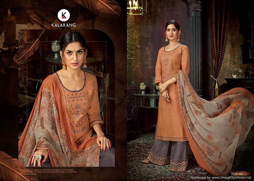 Sun Drop Kalarang Designer Dress Materials Catalogue