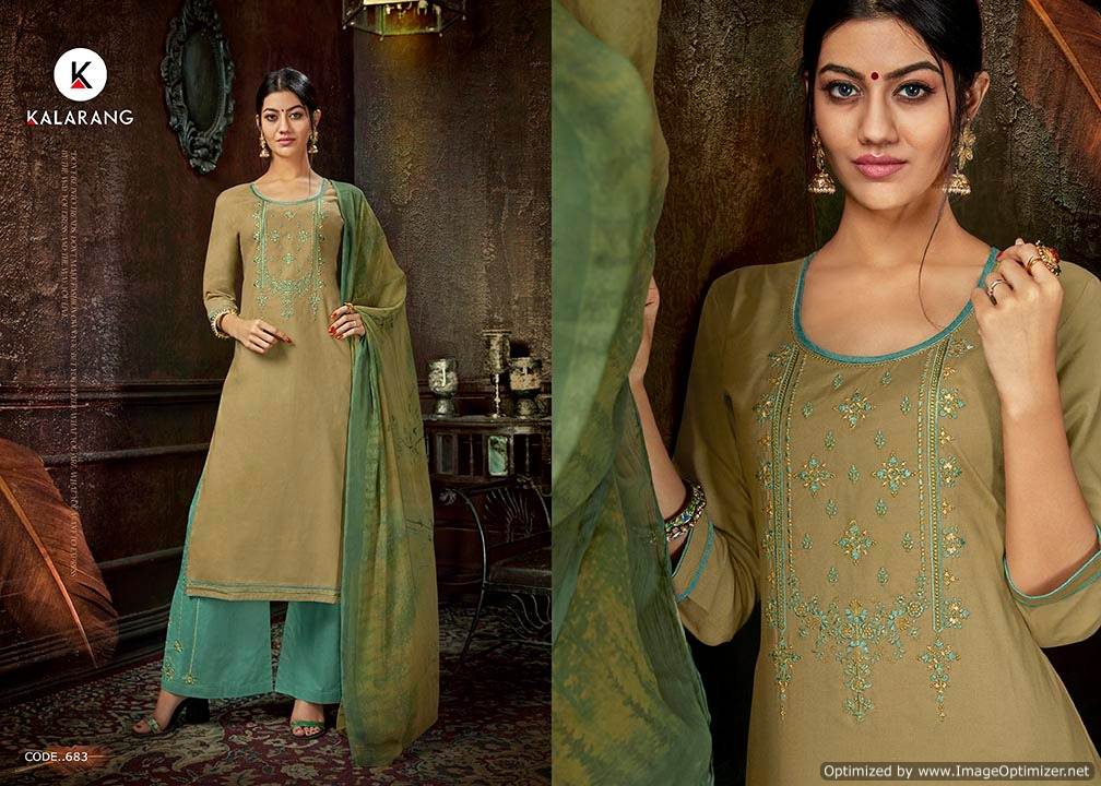 Sun Drop Kalarang Designer Dress Materials Catalogue
