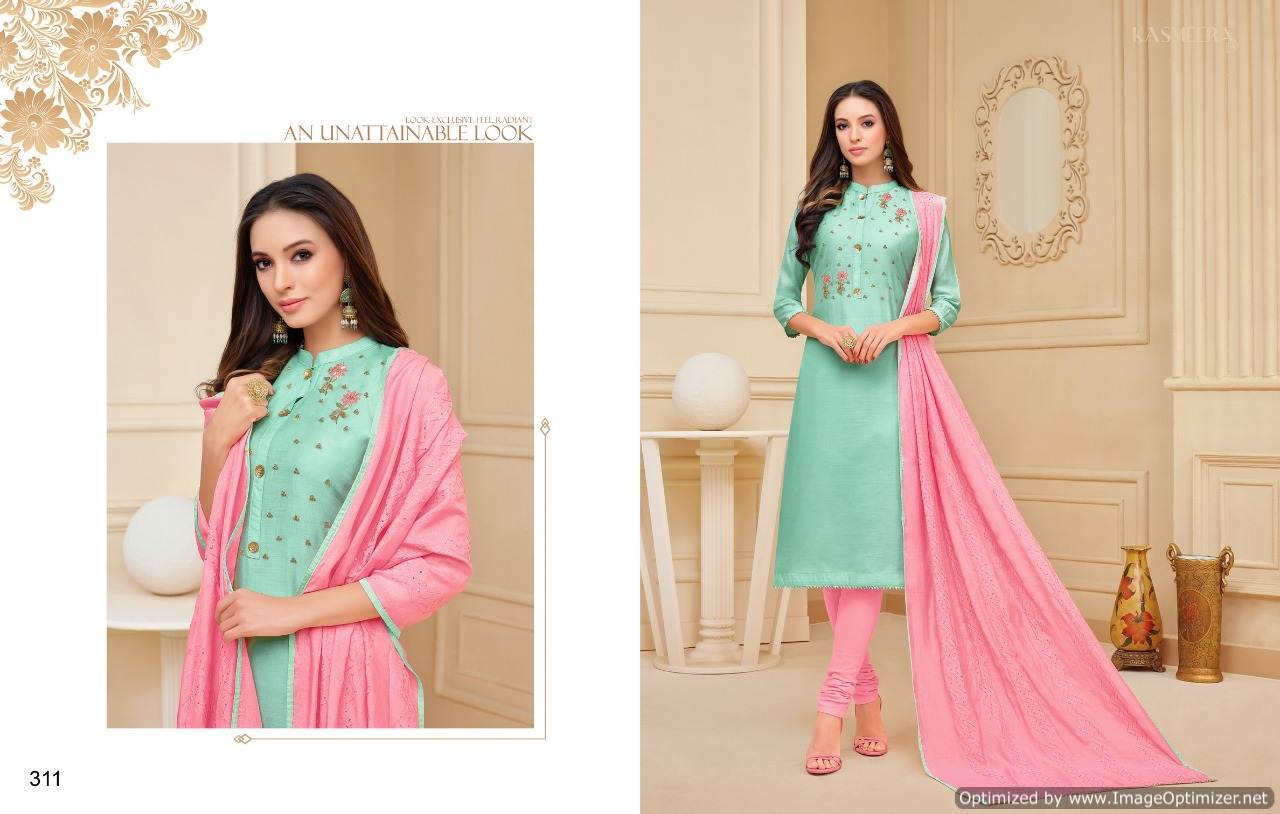 Afeem Vol 3 By Kasmeera Designer Dress Materials Catalogue