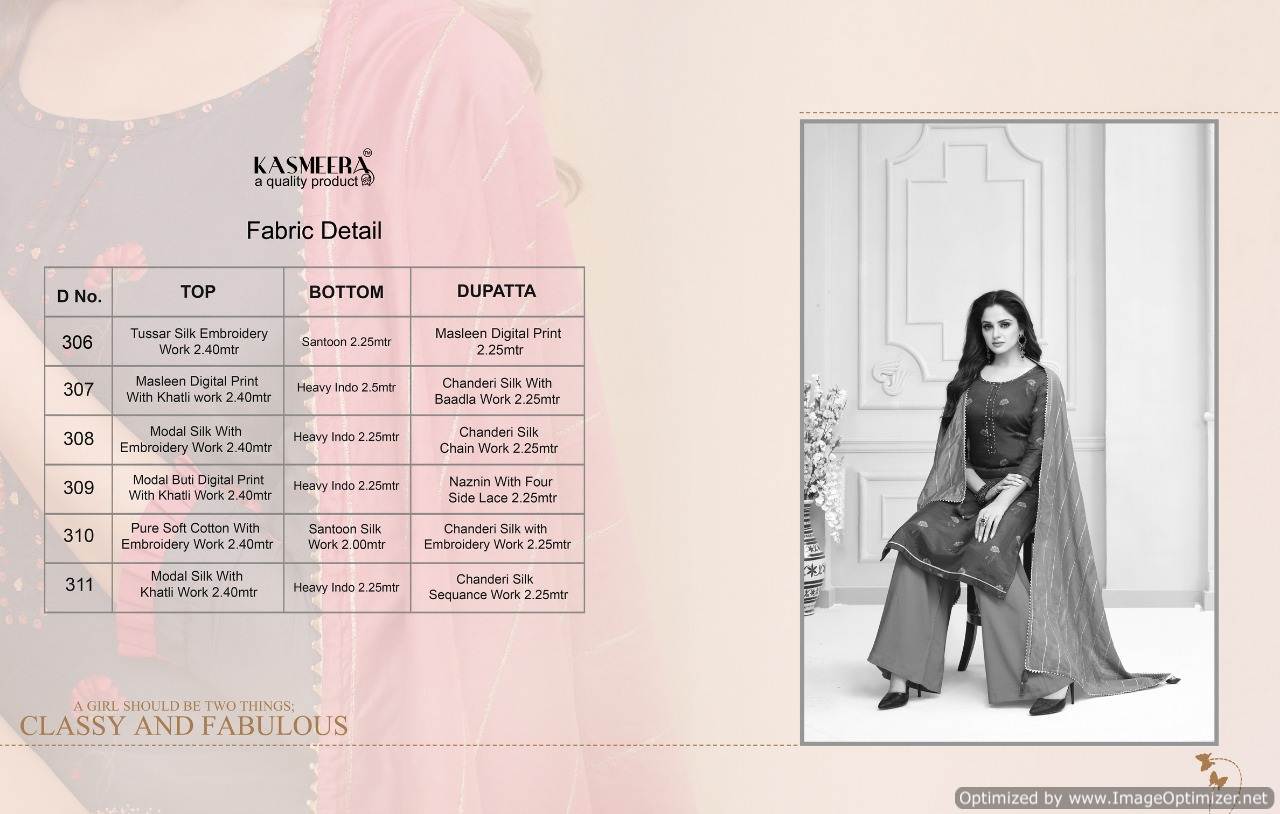 Afeem Vol 3 By Kasmeera Designer Dress Materials Catalogue