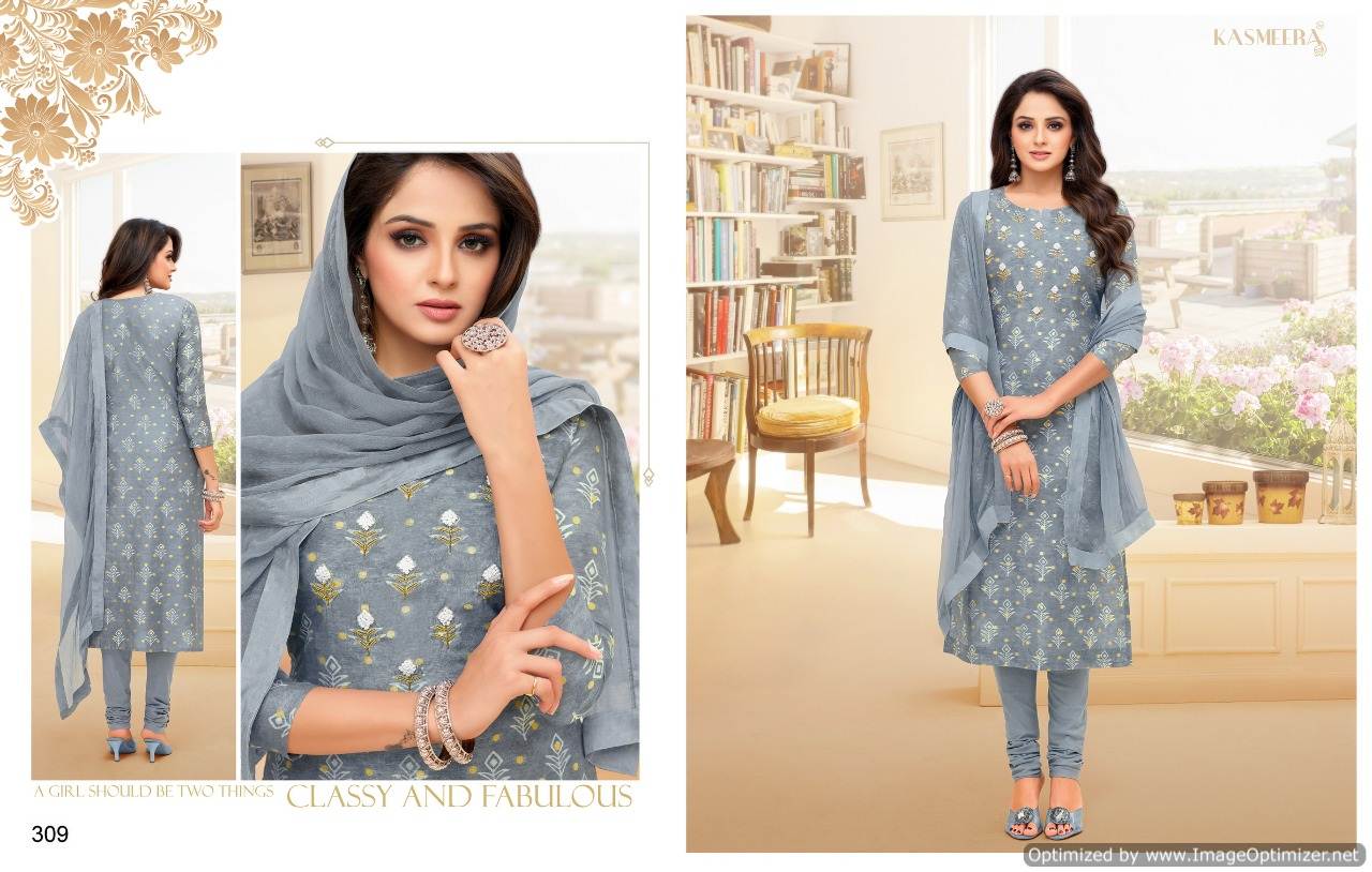 Afeem Vol 3 By Kasmeera Designer Dress Materials Catalogue