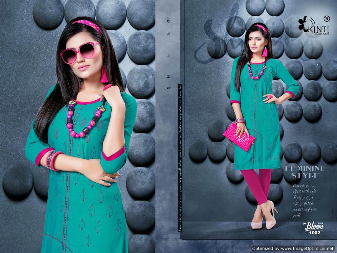 Bloom Vol 10 Kinti  Designer  Kurti Catalogue
