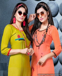 Bloom Vol 10 Kinti  Designer  Kurti Catalogue