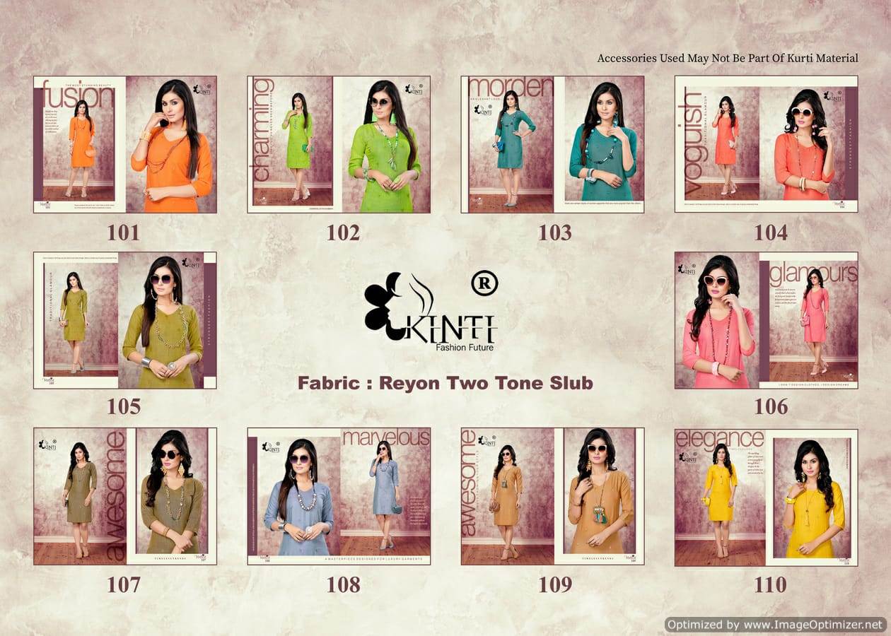Mirror Kinti Printed Kurtis Catalogue