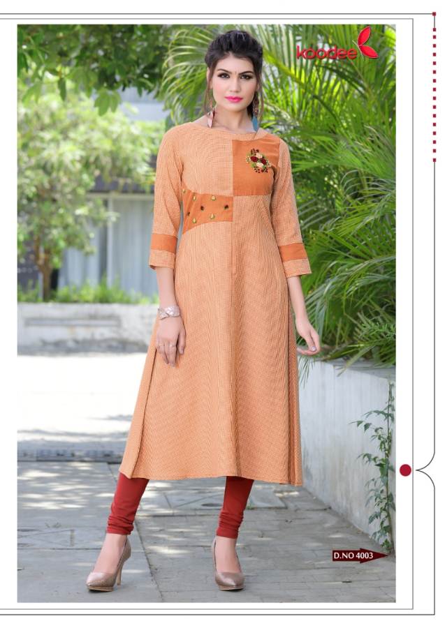 Pahervesh Koodee Designer Kurti Catalogue