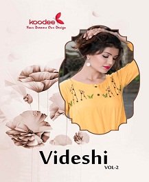 Videshi Vol 2 By Koodee Fashion Causal Wear Western Top Catalogue