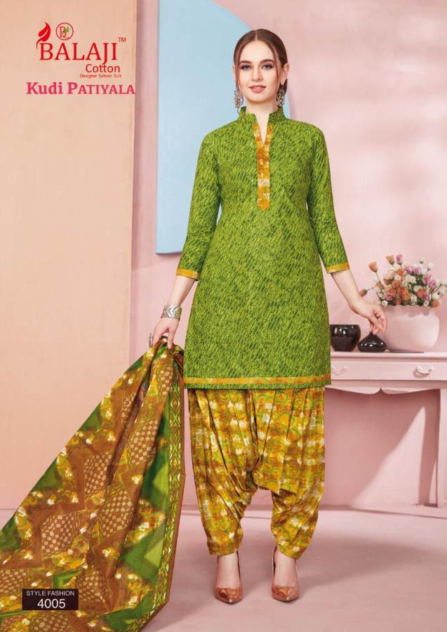 Kudi Patiyala Vol 4 By Balaji Cotton Dress Materials