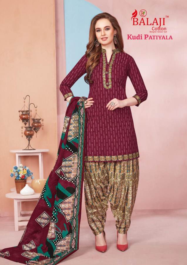 Kudi Patiyala Vol 4 By Balaji Cotton Dress Materials