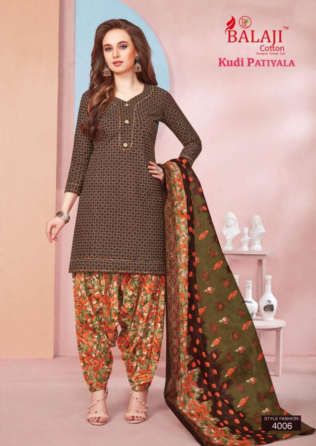 Kudi Patiyala Vol 4 By Balaji Cotton Dress Materials