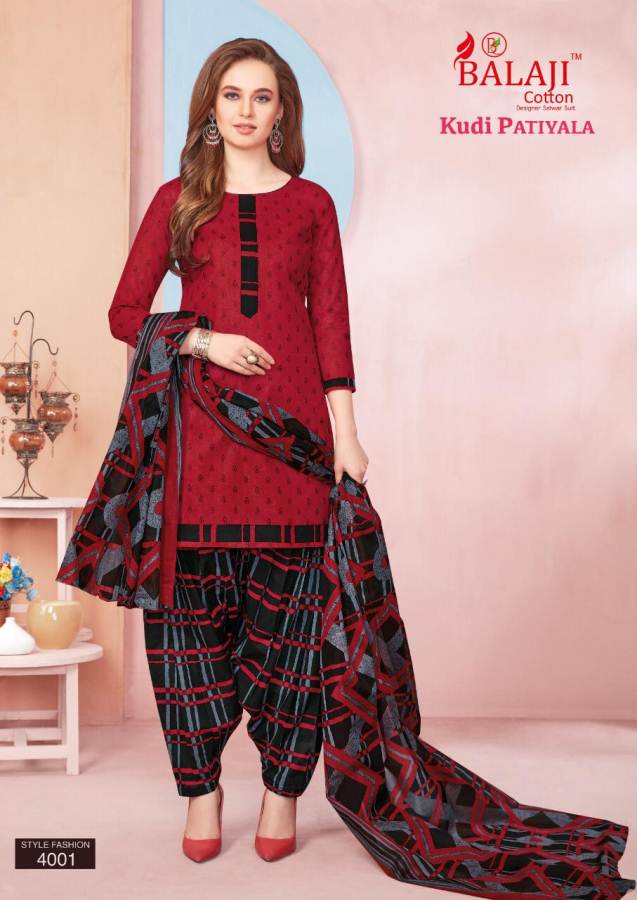 Kudi Patiyala Vol 4 By Balaji Cotton Dress Materials
