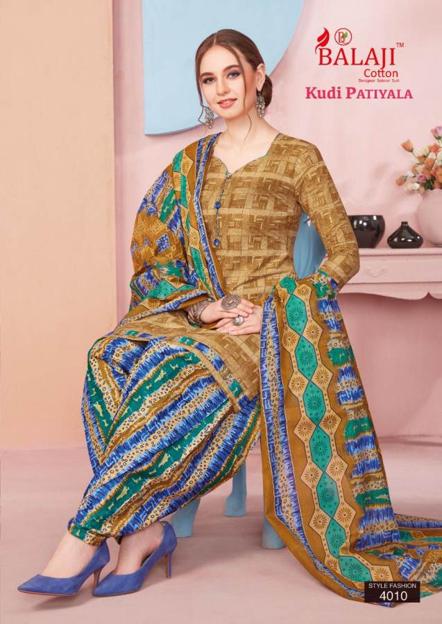 Kudi Patiyala Vol 4 By Balaji Cotton Dress Materials