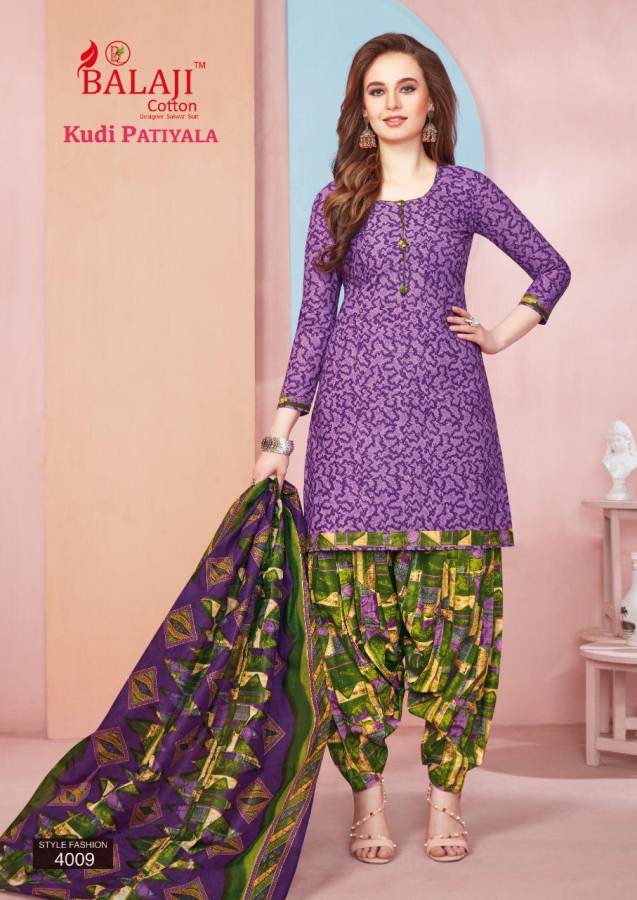 Kudi Patiyala Vol 4 By Balaji Cotton Dress Materials