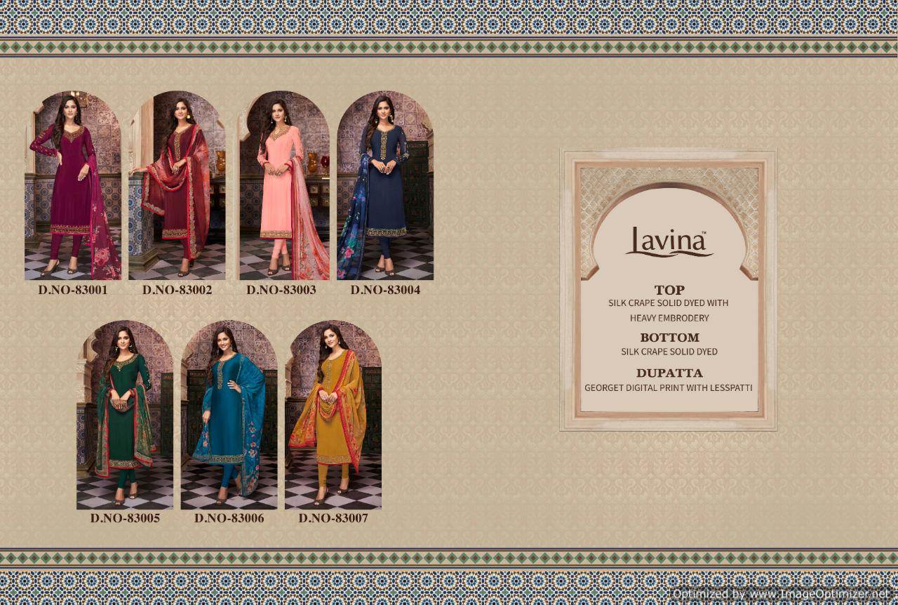 Lavina Vol 83 Designer Churidar Salwar Suits Catalogue
