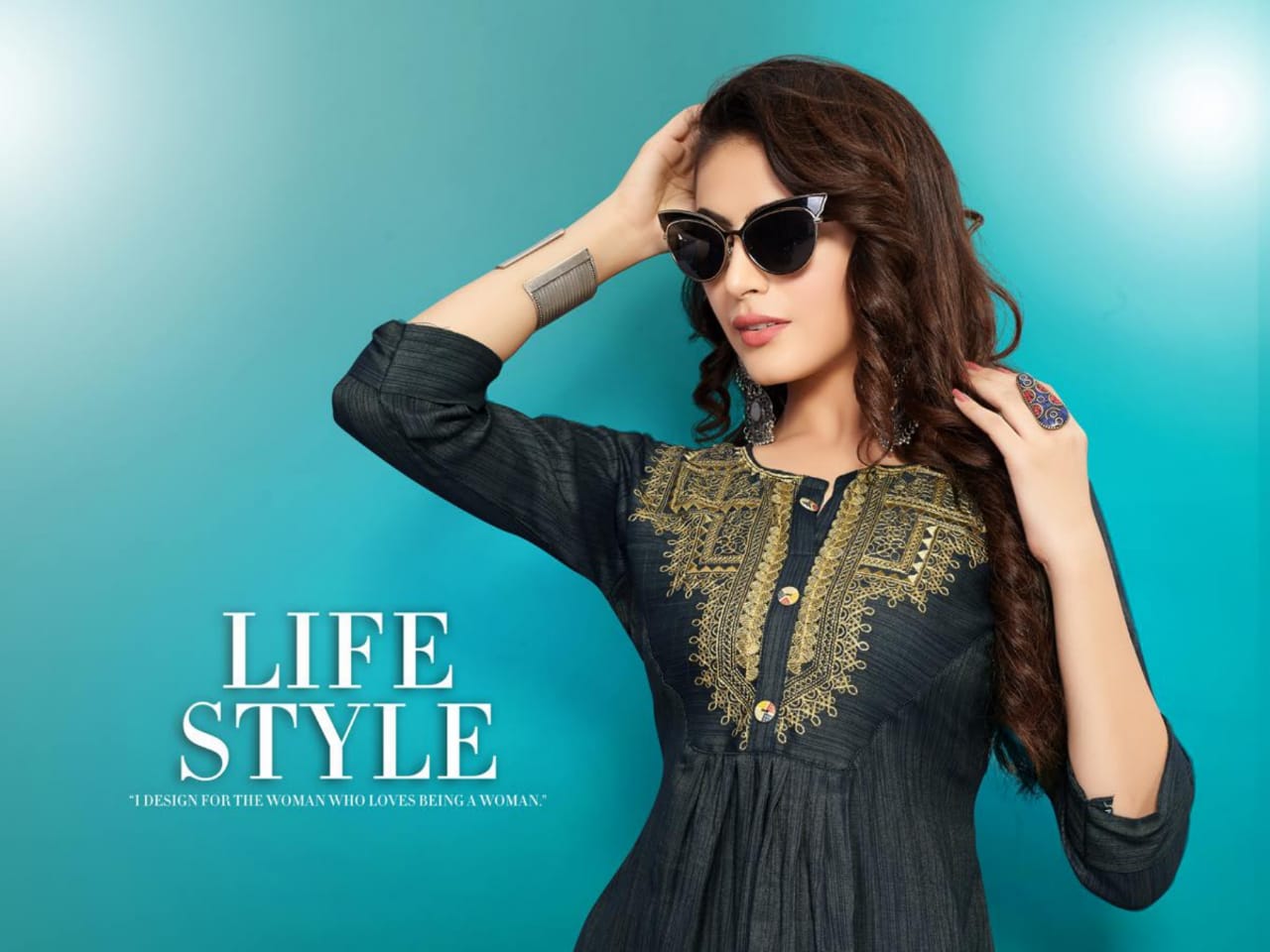Life Style  Trendy Designe Western Top  Catalogue