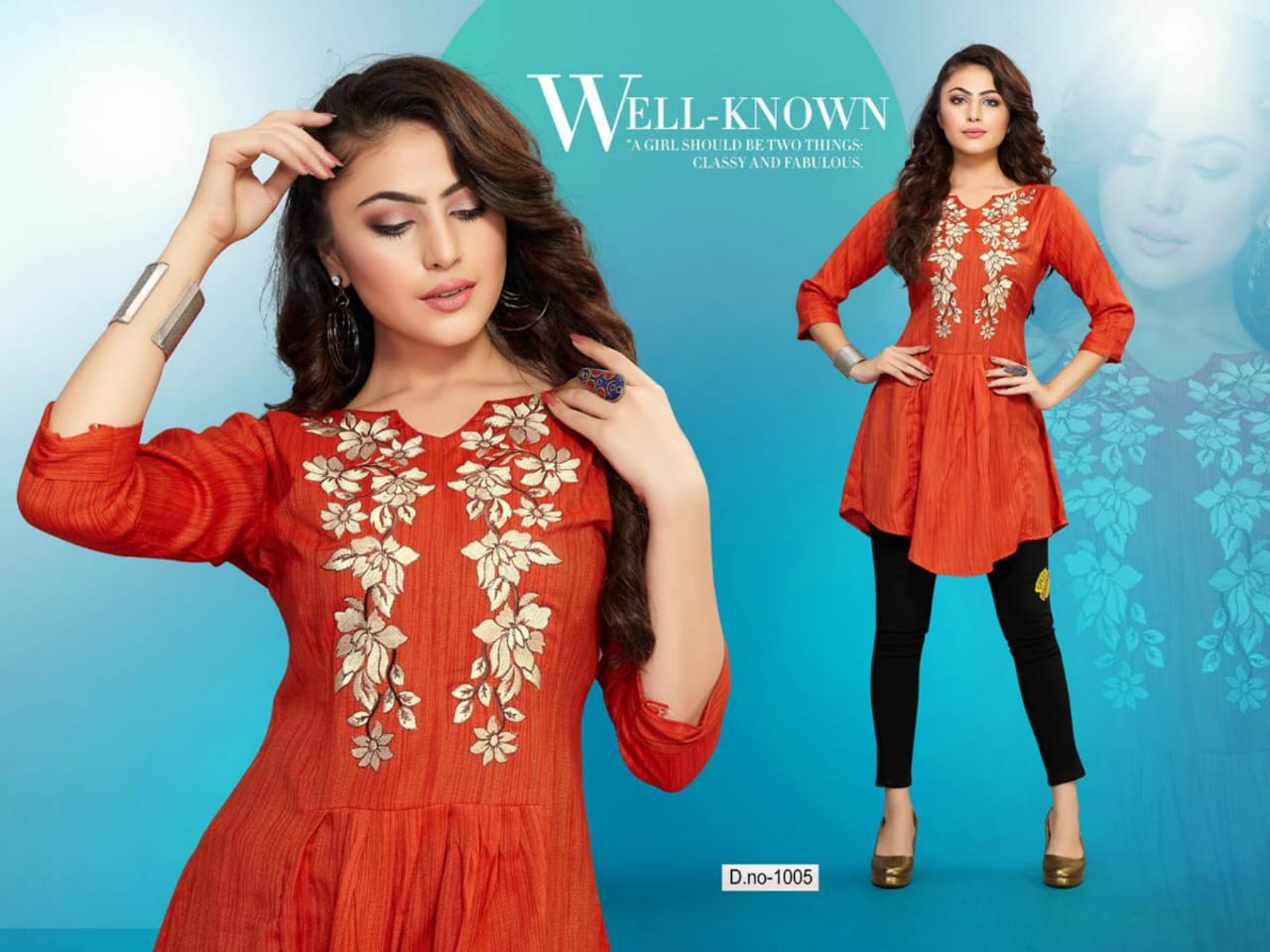 Life Style  Trendy Designe Western Top  Catalogue