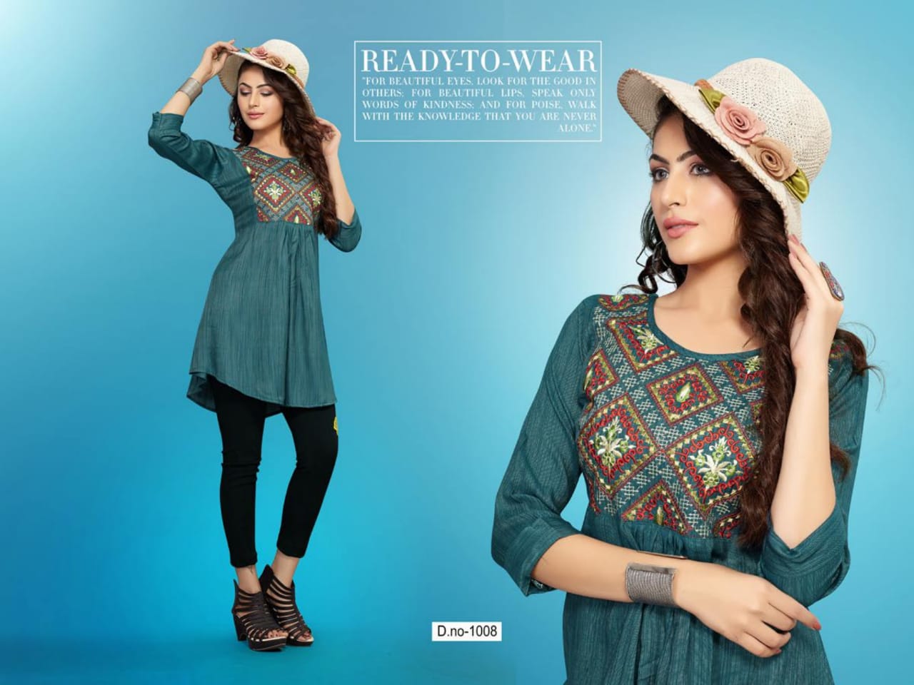 Life Style  Trendy Designe Western Top  Catalogue