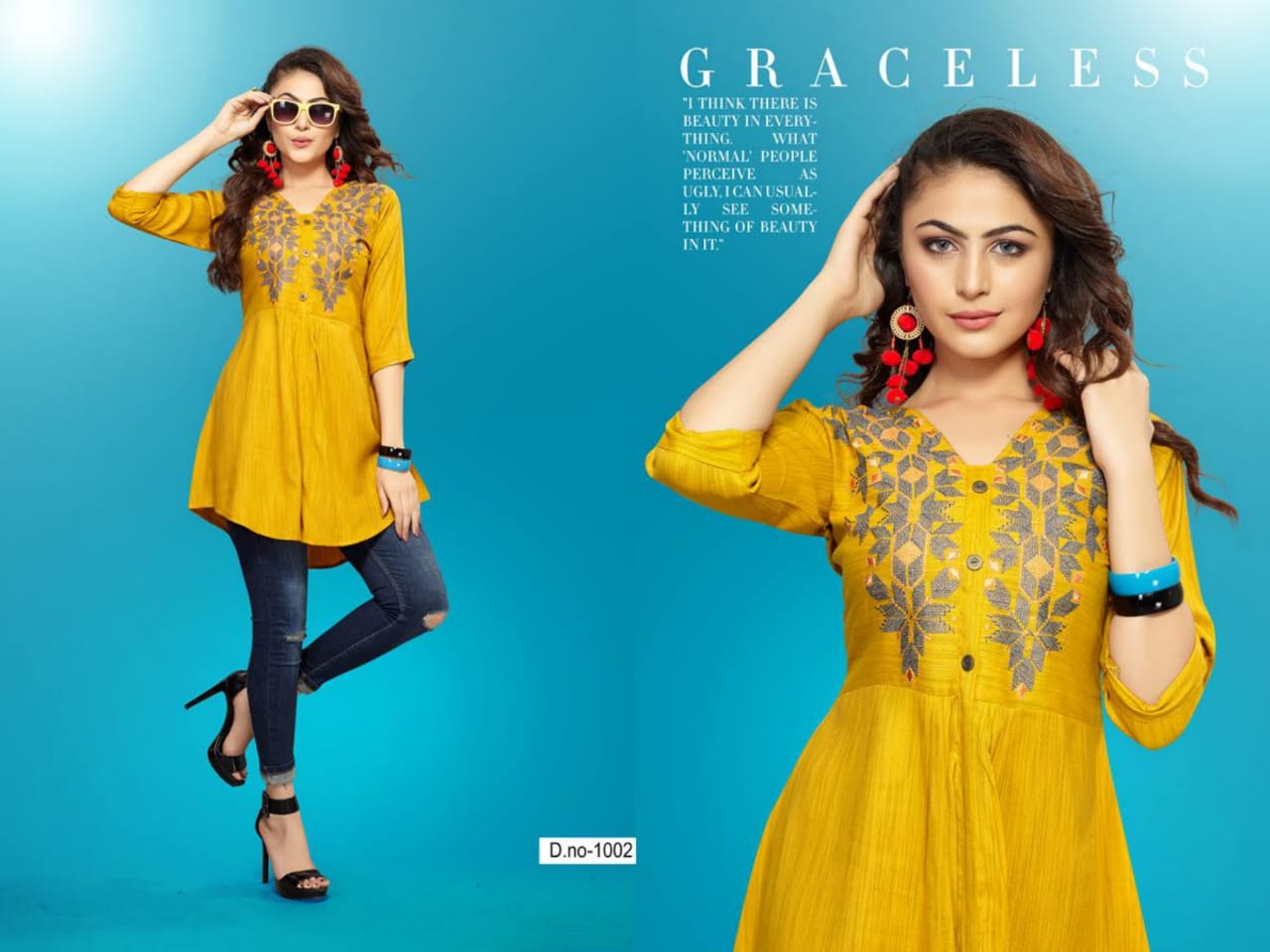 Life Style  Trendy Designe Western Top  Catalogue