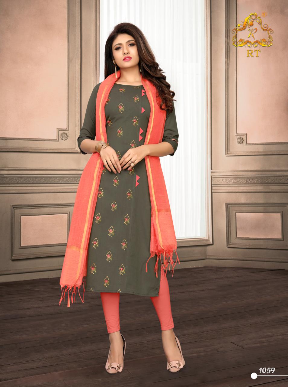 Nari Vol-9 By Rijiya Trends Designer Cotton Kurtis Catalogue