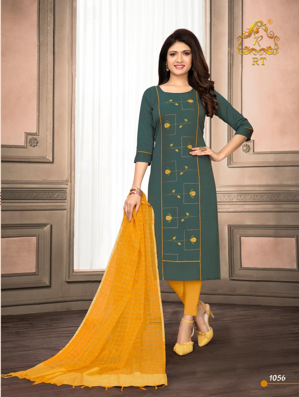 Wooglee Tanisha Wholesale Nyra Cut Ghera Kurtis Catalogue - textiledeal.in