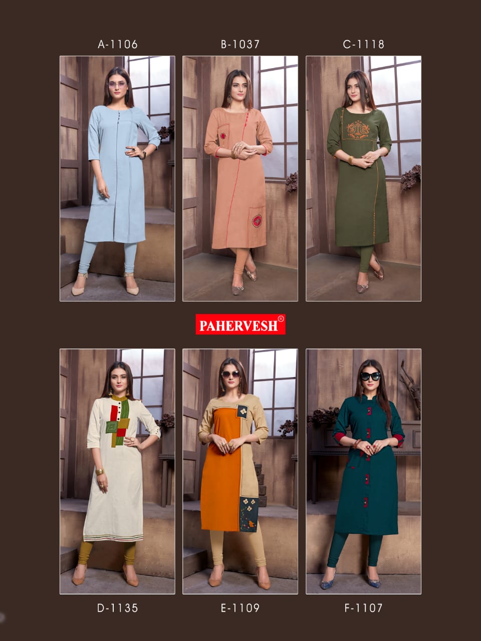 Niharika Vol 5 By Pahervesh Causal Wear Kurtis Catalogue